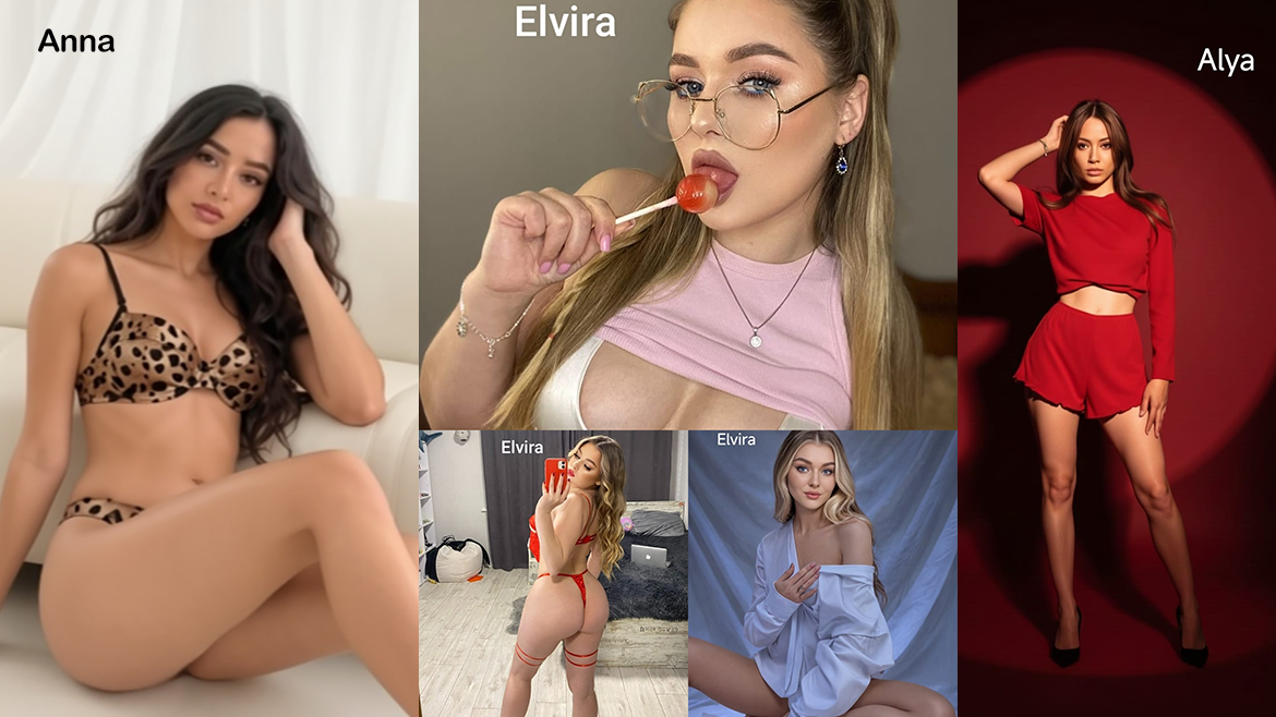 Elvira e le sue amiche Alya e Anna